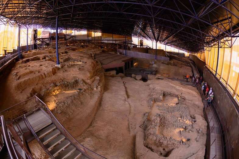 Instalaciones del Museo de la Cueva Pintada de Gáldar (Foto TA)